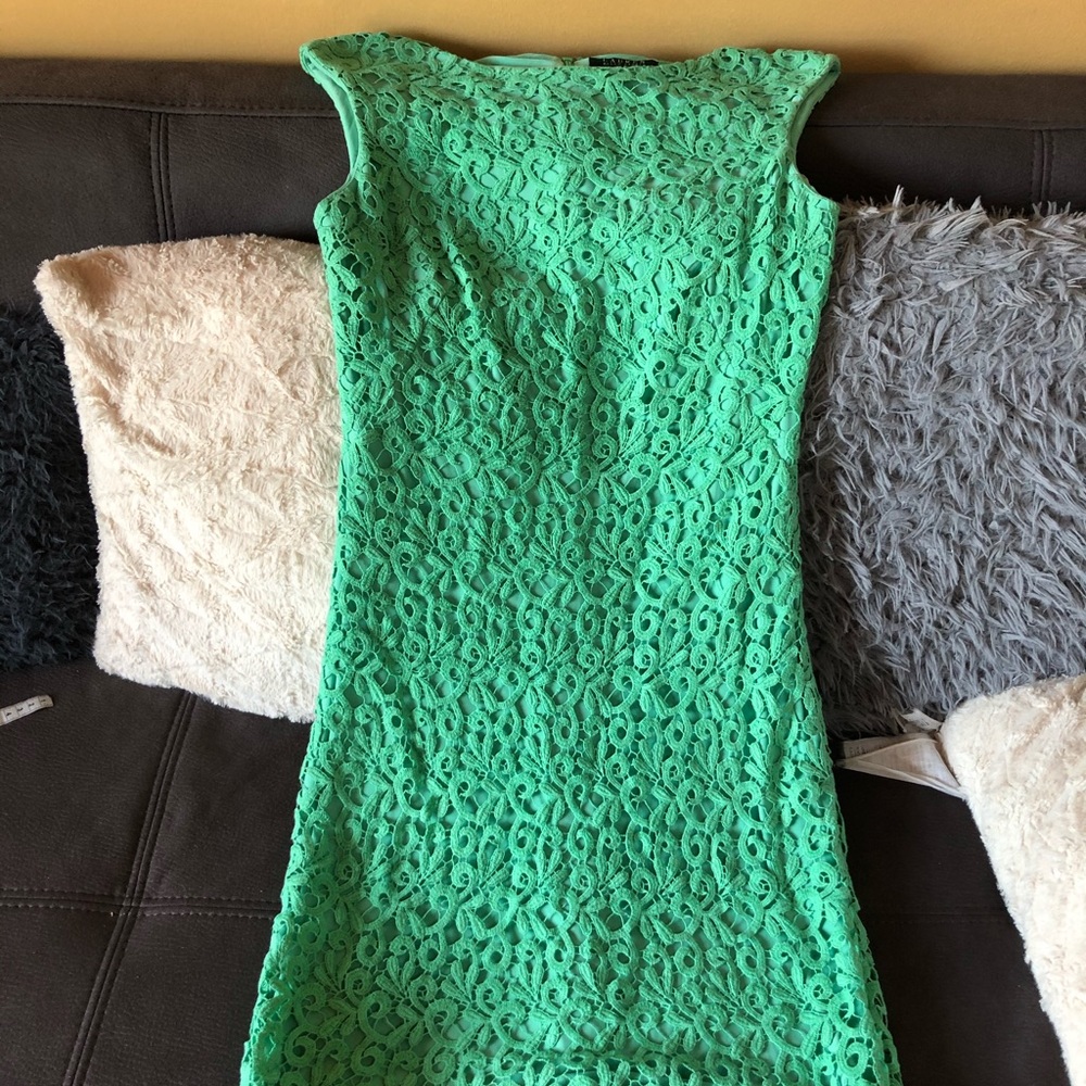 LAUREN RALPH LAUREN Mint Green Sleeveless Dress S6